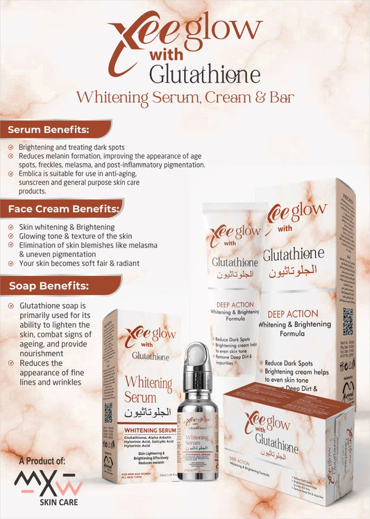 Xee Glow Whitening Serum with Glutathione – by Maxwell Skin Care